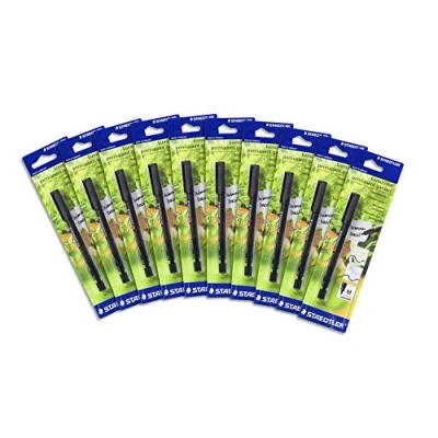 Bild av Staedtler Lumocolor permanent trädgård 319 GM markör svart (paket med 10)
