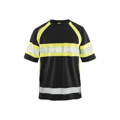 Bild av T SHIRT 3337 1051 UV SKYDDAD VARSEL SVART/VARSELGUL 5XL Beijerbygg Byggmaterial