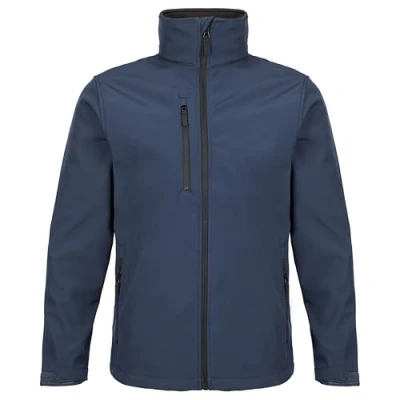 Bild av Fort Selkirk Softshelljacka grå, marinblå eller svart jacka fleecejacka herr fleece för män arbetskläder bekväm arbetsjacka softshelljackor män, BLÅ, XS