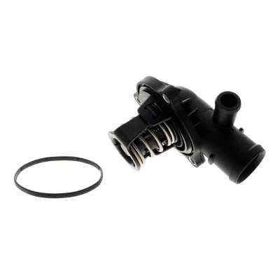 Bild av VEMO V15 99 2102 Thermostat d&#039;eau 87 avec joints boîtier AUDI: A6 C6 Berline, Avant, Q7, VOLKSWAGEN: Touareg I, Phaeton
