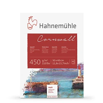 Bild av Hahnemuhle Cornwall 450 gsm block 30 x 40 cm matt