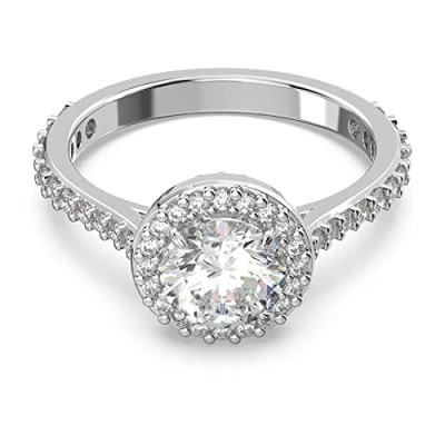 Bild av Swarovski Constella Cocktail Round Ringar, Storlek: 60, White