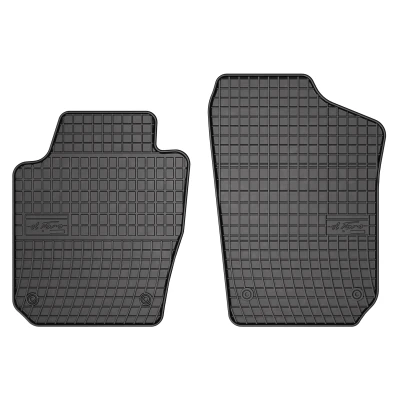 Bild av FROGUM 0404P Ensemble de tapis sol Caoutchouc avant 2 noir Sur mesure VOLKSWAGEN: Polo V 3/5 portes, SEAT: Ibiza 4, SKODA: Fabia III 5 portes