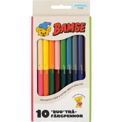 Bild av Kärnan Bamse 2 i 1 Färgpennor
