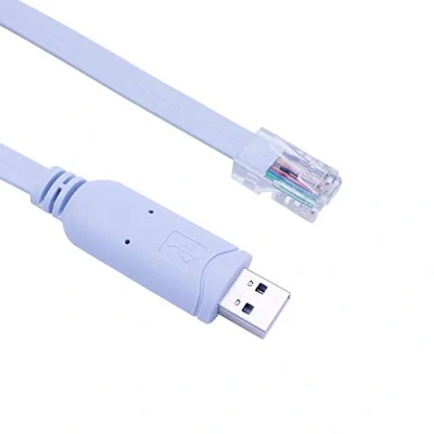 Bild av USB till konsolkabel, Rj45 konsol, konsolkabel överföring för Windows/Vista/MAC/Linux (1,8 m, blå)