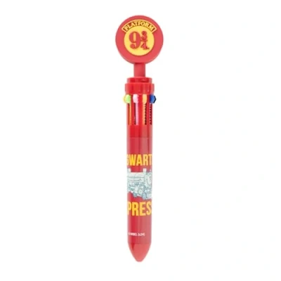 Bild av Grupo Erik Harry Potter Pen 10 In 1 Ballpoint With 3D Platform 9 3/4 Topper, Multi Colour Pen, Cute Gifts, Merchandise