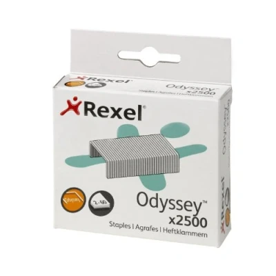 Bild av Rexel Häftklamrar för Odyssey specialhäftapparat/2100050 galvaniserad metall Inh.2500, silver