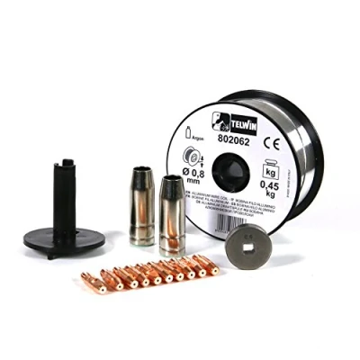 Bild av Telwin S.p.A. 802036 aluminiumsvetssats diameter 0,8 mm för Mig Mag svetsning, mässing