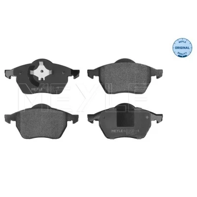 Bild av MEYLE 025 216 2419 Jeu de plaquettes frein ORIGINAL Quality Essieu Avant préparé pour indicateur d&#039;usure avec tôle anti bruit AUDI: A4 B5