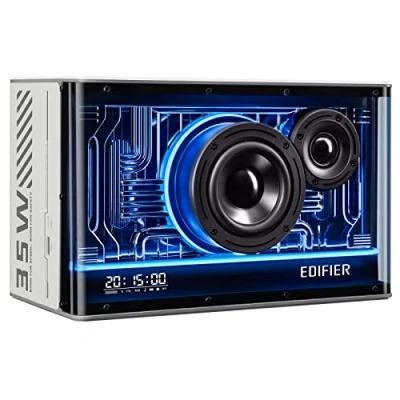 Bild av Edifier QD35 kompakt Bluetooth högtalarsystem med RGB ljuseffekter, V5.3 och två ultrasnabba laddningsportar. Hi Res ljudcertifierad.