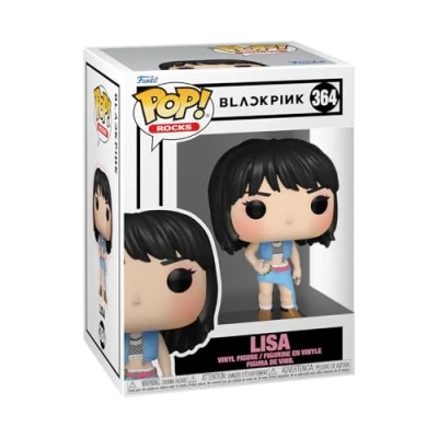 Bild av Funko Pop! Rocks: Blackpink Lisa vinylsamlarfigur presentidé officiella handelsvaror leksaker för barn och vuxna musikfans modellfigur samlare display