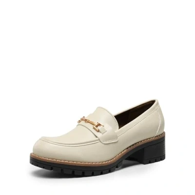 Bild av DREAM PAIRS Bekväma slip on loafers för kvinnor avslappnad stil, Beige färg, 41 EU