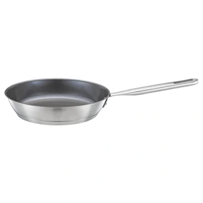 Bild av Fiskars stekpanna, Ø 24 cm, Belagd Lämplig för alla hällar, Återvunnet rostfritt stål, Helt i Silver, 1064743