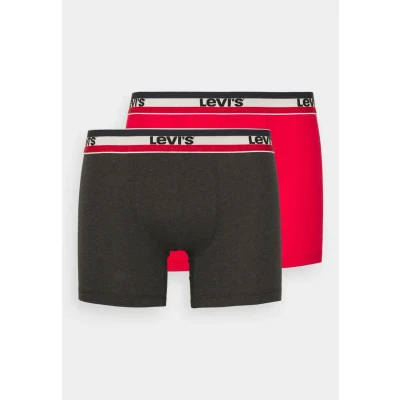 Bild av Levi&#039;s MEN LOGO Boxer Brief 2 PACK Underkläder, Storlek: XL, Red/black