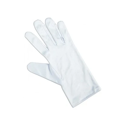 Bild av Heli 100 % bomull ? poleringshandskar vita f??r klockor/smycken/reng??ring, tv??ttbara, Storlek M, M (1er Pack)