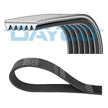 Bild av DAYCO 6PK1570HD Courroie Poly V 1570,0 6 AUDI: A4 B7 Avant, A6 C6 Berline, BMW: 5 SUZUKI: Grand Vitara 1 SUV