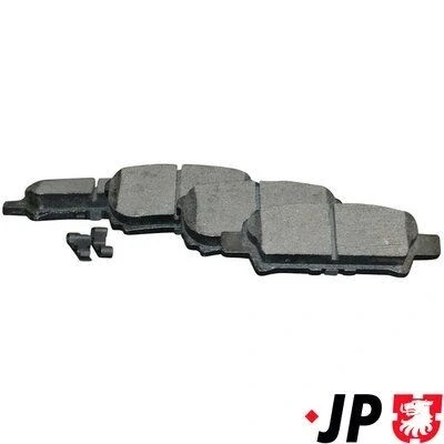 Bild av JP GROUP 3963700410 Jeu de plaquettes frein Essieu arrière avec indicateur d&#039;usure MITSUBISHI: Outlander 3, 2 SUV, Lancer 8 Limousine