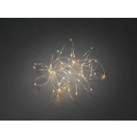 Bild av Konstsmide Christmas LED ljusslinga droppar, app styrd, 100 lampor