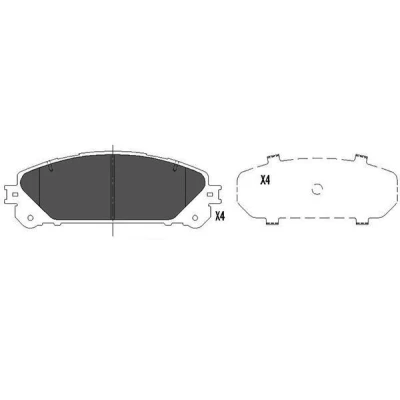 Bild av KAVO PARTS KBP 9116 Jeu de plaquettes frein TOYOTA: RAV4 IV SUV, V, Camry VIII Berline, LEXUS: RX III, NX,