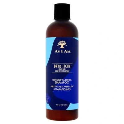 Bild av As I Am Dry and Itchy Scalp Care Olive Tea Tree Oil Shampoo 355ml