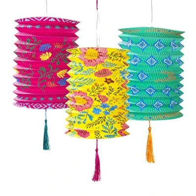 Bild av Talking Tables PAPERLANTERN Paper Lanterns 3 st, papper, boho papperslykta, stycken