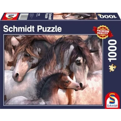 Bild av Schmidt Spiele 57389 Pinto Herd, 1000 Pieces Puzzle