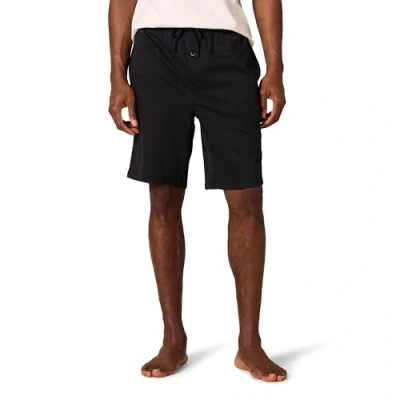 Bild av Amazon Essentials Herr 9&quot; stickade pyjamasshorts (Finns i stora och långa), svart, Large
