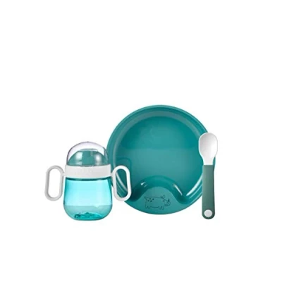 Bild av Mepal Baby Tableware Mio Deep Turquoise 3 Piece Set