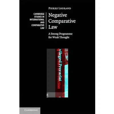 Bild av Negative Comparative Law: A Strong Programme for Weak Thought: 167