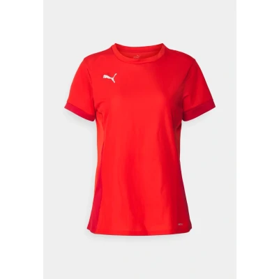 Bild av Puma Teamgoal Matchday Tshirt till träning, Storlek: Large, Red/white/fast red