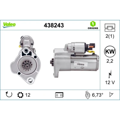 Bild av Startmotor VALEO 438243