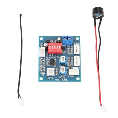 Bild av DC 12V temperaturregulator fyrtråds termostat PWM fläkthastighetsregulator temperaturrelä för PC
