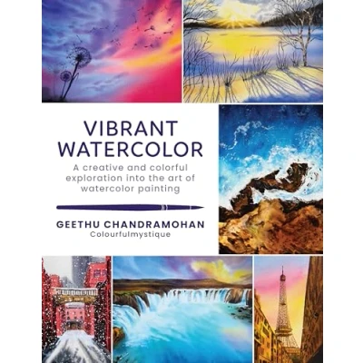 Bild av Vibrant Watercolor: A creative and colorful exploration into the art of watercolor painting (Volume 2)