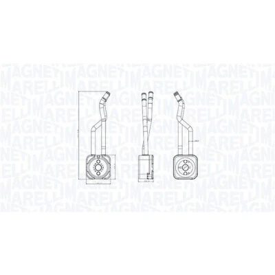 Bild av MAGNETI MARELLI 350300003800 Radiateur d&#039;Huile VOLKSWAGEN: Golf 4, Polo III 3/5 portes, Bora Variant, SEAT: Leon I Toledo 2 Limousine