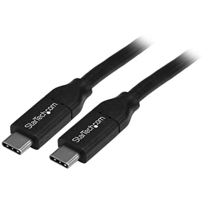Bild av StarTech.com USB C kabel med Power Delivery (5A) St/St 4 m 2.0 Certifierad typ 100 W/5A (USB2C5C4M)