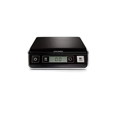 Bild av DYMO M2 Digital fraktvåg 2 kg kapacitet USB vägningsvåg Kompakt storlek 18,5 cm L x 16 B 4,4 H