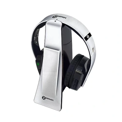 Bild av Geemarc CL7400 OPTI radiohörlurar (laddningsstation, over ear, med digital 2,4 GHz överföring, volymkontroll direkt på hörluren, TOSLINK)