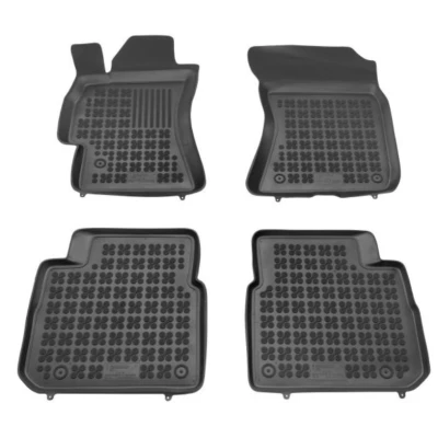 Bild av REZAW PLAST 202703 Ensemble de tapis sol Caoutchouc avant et arrière noir SUBARU: Forester III, Impreza III 5 portes