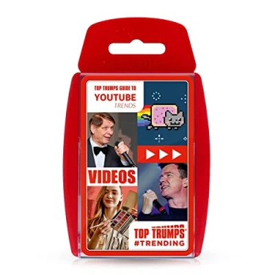 Bild av Winning Moves Top Trumps Gen Z Guide to YouTube Trends Card Game (ENGLISH)