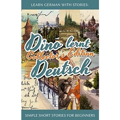 Bild av Learn German with Stories: Dino lernt Deutsch Collector&#039;s Edition Simple Short Stories for Beginners (1 4): 0