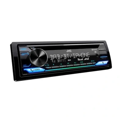 Bild av JVC KD DB922BT CD bilradio med DAB+ och Bluetooth handsfree kit (USB, AUX In, 3 x Pre Out 2,5 V, Amazon Alexa, ljudprocessor, 4 50 W, VAR belysning)