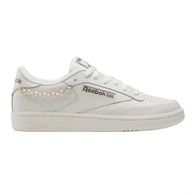 Bild av Reebok Classic CLUB C 85 Sneakers offwhite/gold/brown, Storlek: 37.5, Off white/gold/brown Skinn och skinnimitation