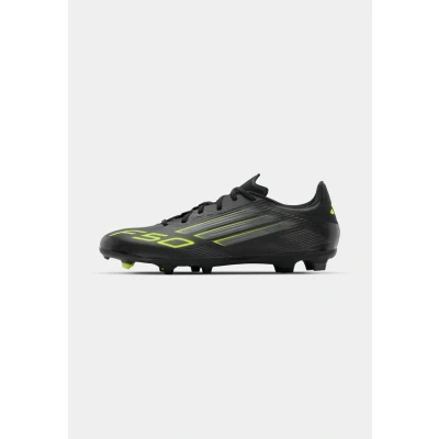 Bild av adidas Performance F50 League FG/MG Fotbollsskor fasta dobbar, Storlek: 48, Core black/iron metallic/lucid lemon Textil/syntet