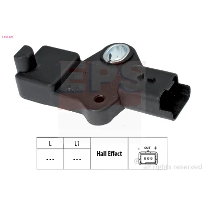 Bild av EPS 1.953.671 Capteur d&#039;impulsions FORD: KUGA 1, Galaxy Mk2 MPV, MONDEO 4, PEUGEOT: 308 I 3/5 portes, Expert II Van, 3008 I, CITROËN: C5 3, C8