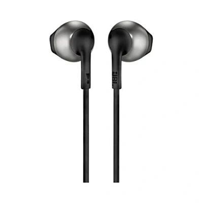Bild av JBL TUNE 205 In ear hörlurar med en knapp fjärrkontroll/mikrofon svart