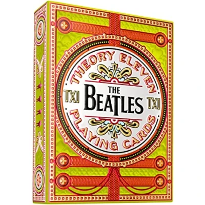 Bild av theory11 The Beatles spelkort grön version
