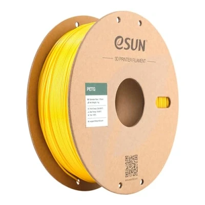 Bild av eSUN PETG Filament 1.75mm, 3D skrivarfilament, Dimensionell Noggrannhet +/ 0.05mm, 1KG Spole (2.2 LBS) tryckmaterial för skrivare, Enfärgade Gul