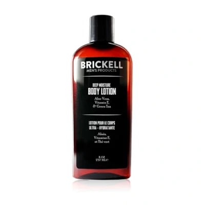 Bild av Brickell mäns Deep Moisture Body Lotion för män, naturligt och organiskt skyddar återfuktar torr hud, 237 ml, doftande