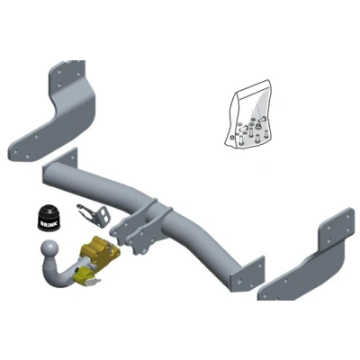 Bild av BRINK 576400 Attelage FORD: Transit Custom V362 Van, Minibus, Tourneo Minibus