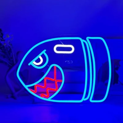 Bild av YUEYYNS neonskylt anime LED neonljus Mario skylt gamer för spel zon spelrum dekor speltillbehör dekoration presenter pojkrum inredning